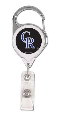 Colorado Rockies Reel 2 Sided Retractable Badge Holder heartlandflags