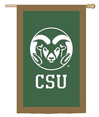 Colorado State University Flag Applique 2 Sided House Banner heartlandflags