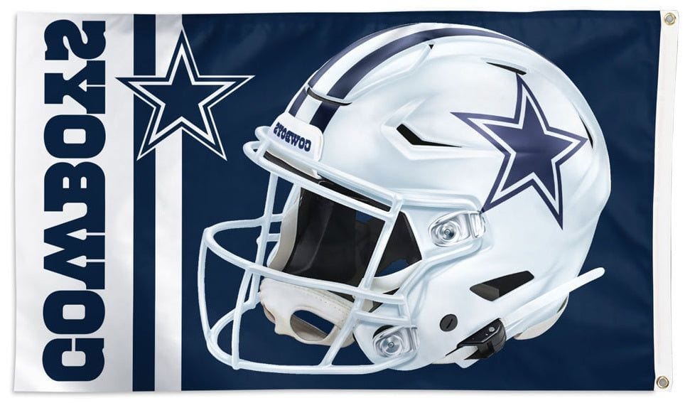 Dallas Cowboys Flag 3x5 Alternate Helmet heartlandflags