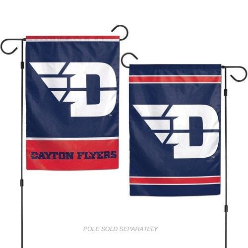 Dayton Flyers 2 Sided Garden Flag Double Logo Blue heartlandflags