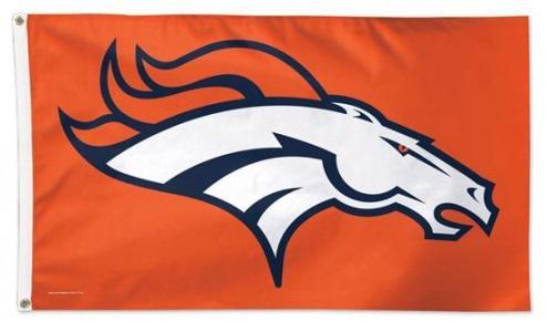 Denver Broncos Flag 3x5 Orange heartlandflags