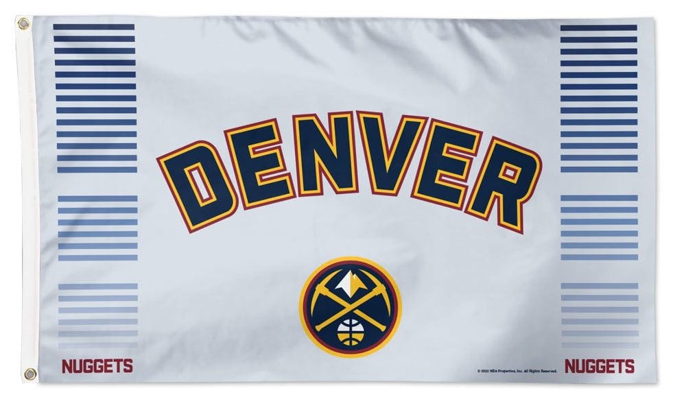 Denver Nuggets Flag 3x5 City Logo 2023 heartlandflags