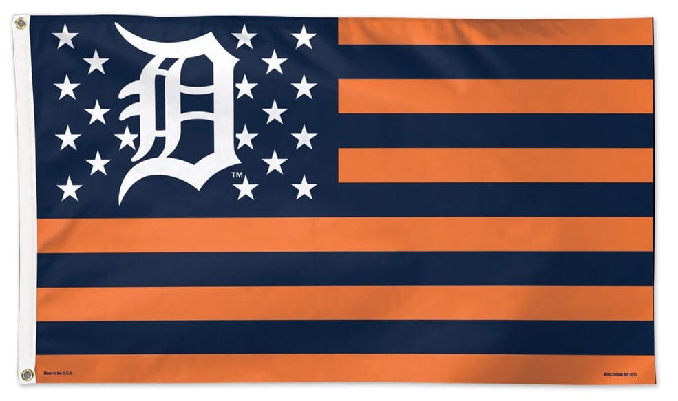 Detroit Tigers Flag 3x5 Americana heartlandflags