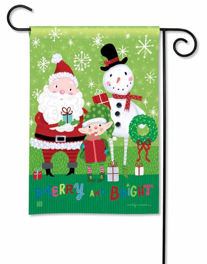 Festive Friends Garden Flag Wendy Wiinanen heartlandflags