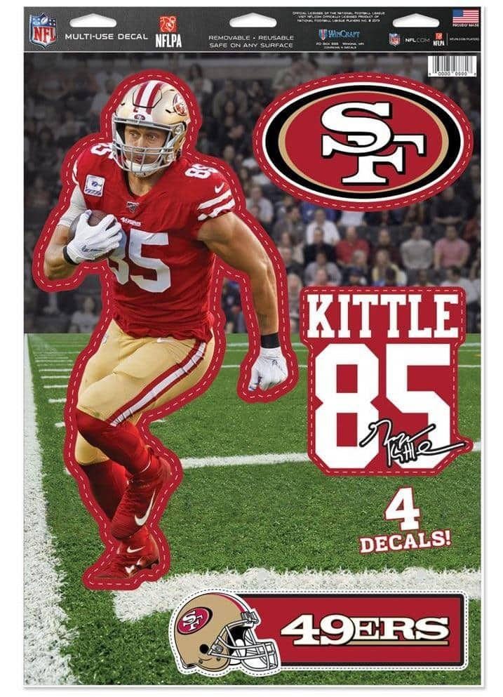 George Kittle Ultra Cling San Francisco 49ers heartlandflags