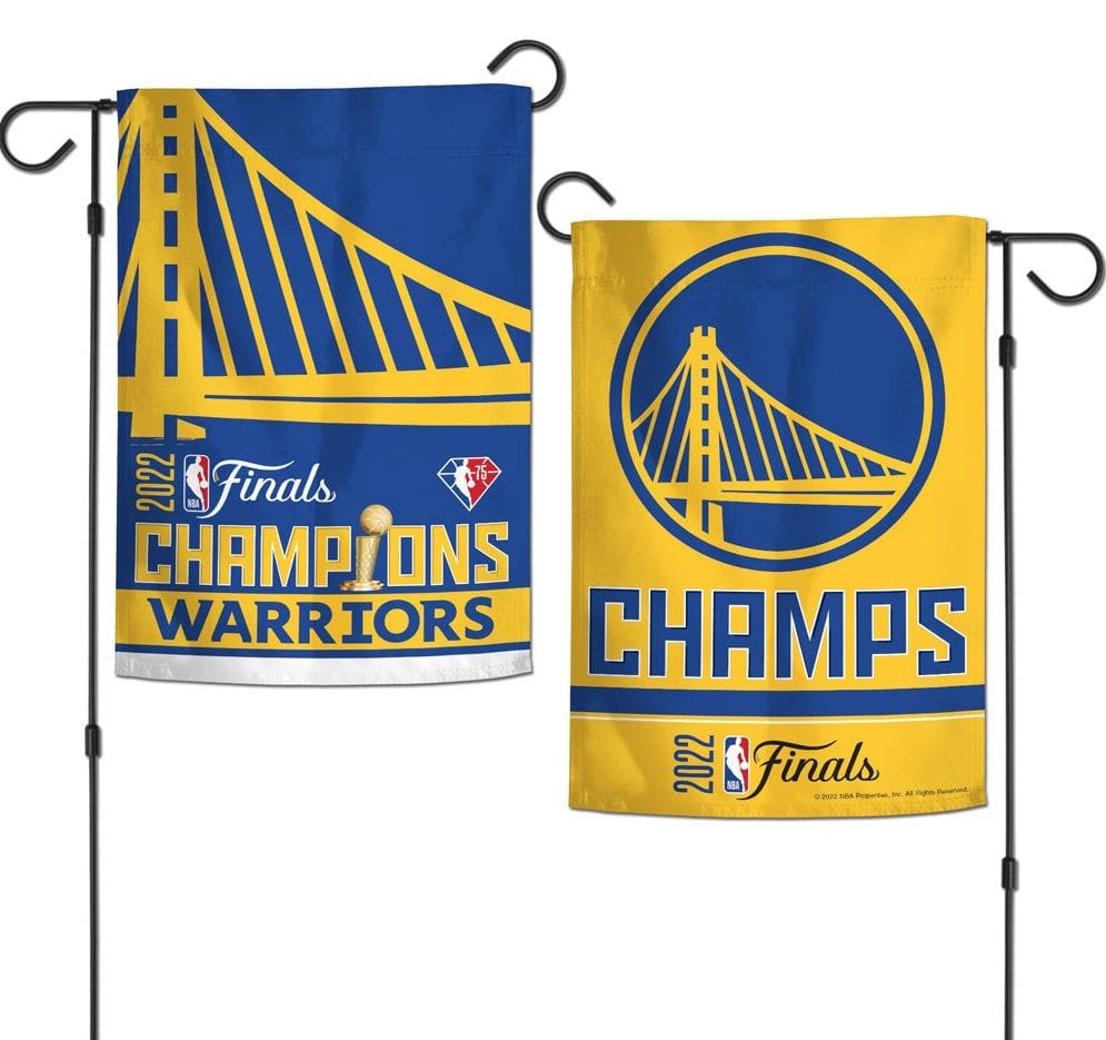 Golden State Warriors Garden Flag 2 Sided 2022 NBA Champions heartlandflags