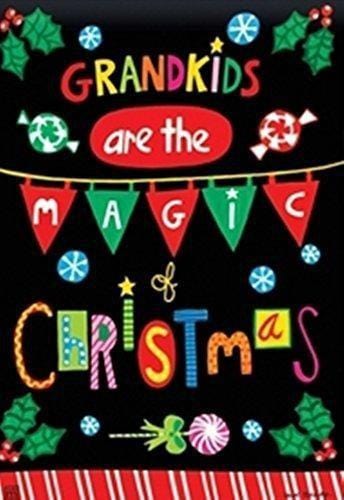 Grandkids Magic of Christmas Garden Flag heartlandflags