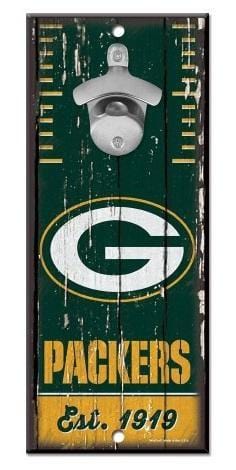 Green Bay Packers Bottle Opener Wood Sign Craft Beer heartlandflags