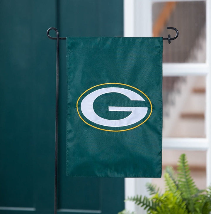 Green Bay Packers Garden Flag 2 Sided Applique heartlandflags