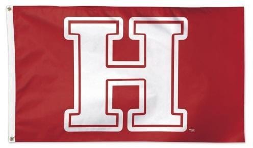 Harvard University Flag 3x5 H Logo heartlandflags