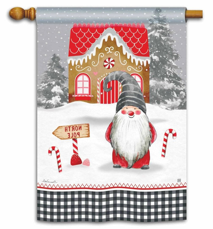 Holiday Gnome Flag Decorative Banner Christmas heartlandflags
