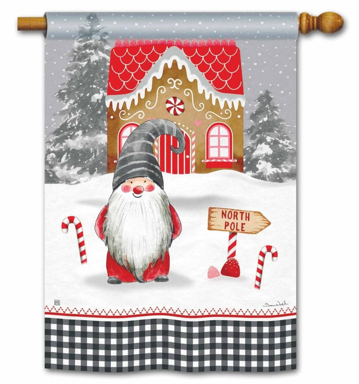 Holiday Gnome Flag Decorative Banner Christmas heartlandflags