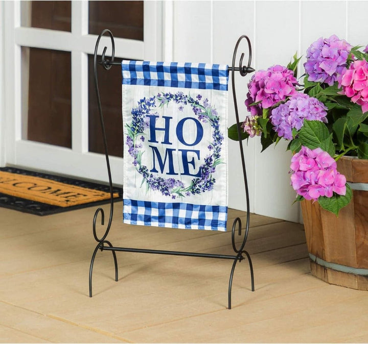 Home Wreath Garden Flag 2 Sided Inspirational heartlandflags