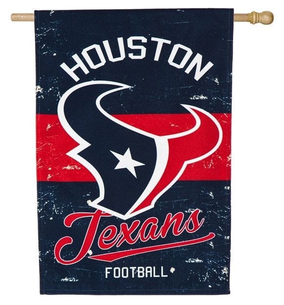 Houston Texans Flag Vintage Throwback Logo 2 Sided House Banner heartlandflags
