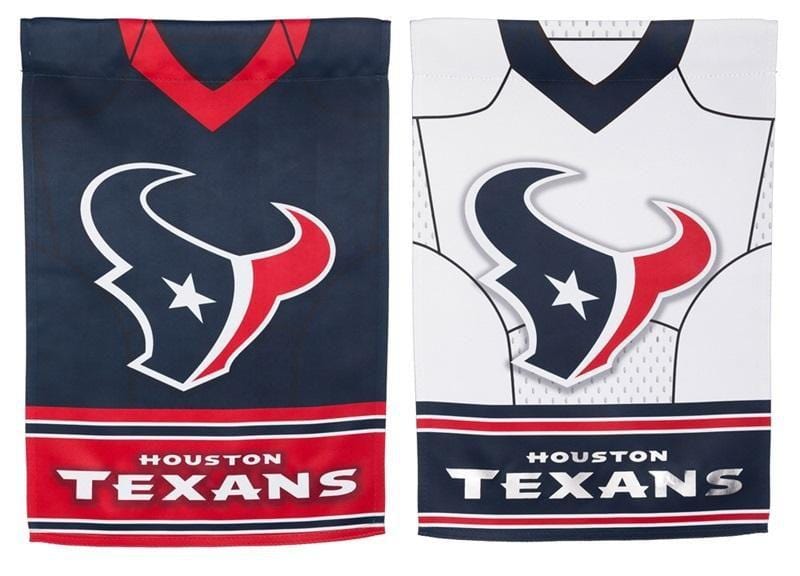 Houston Texans Garden Flag 2 Sided Foil Jersey heartlandflags