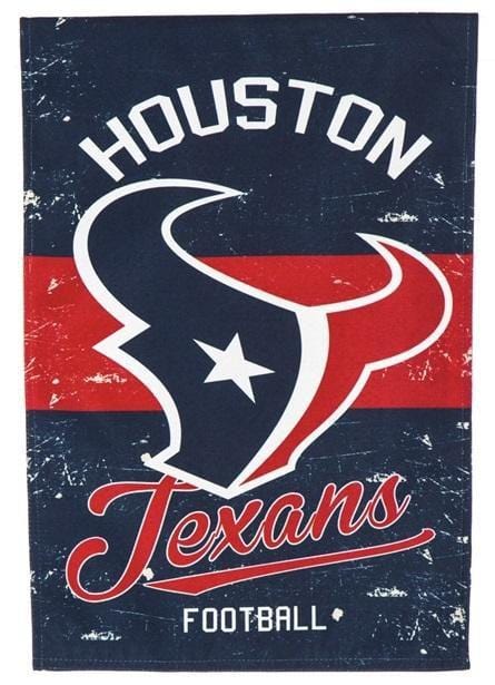 Houston Texans Garden Flag 2 Sided Vintage Throwback Logo heartlandflags