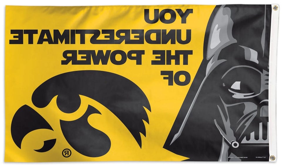 Iowa Hawkeyes Flag 3x5 Star Wars Darth Vader heartlandflags