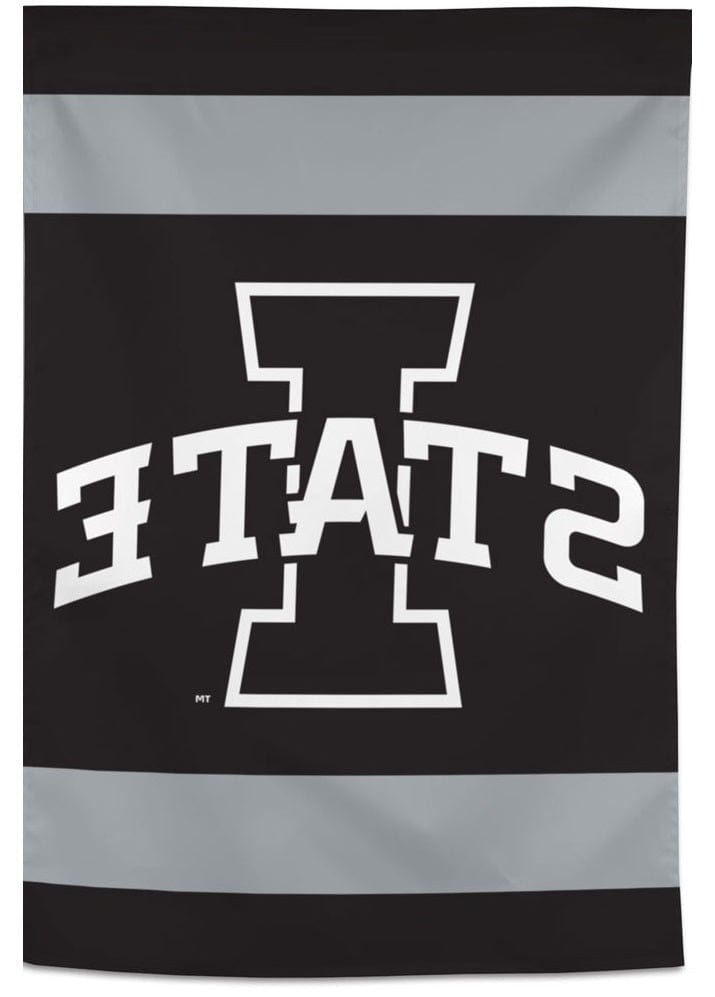 Iowa State Cyclones Flag Black White House Banner heartlandflags