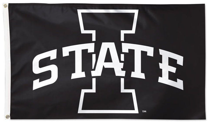 Iowa State Flag Black White I State Logo heartlandflags