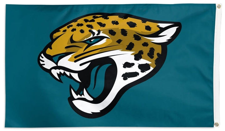 Jacksonville Jaguars Flag 3x5 Teal Logo heartlandflags