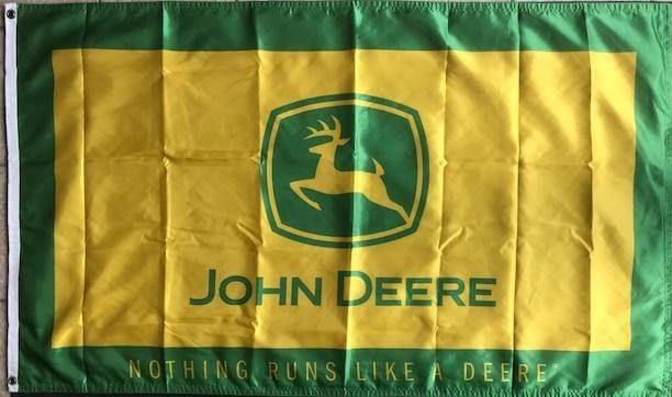 John Deere Flag 2 Sided 3x5 heartlandflags