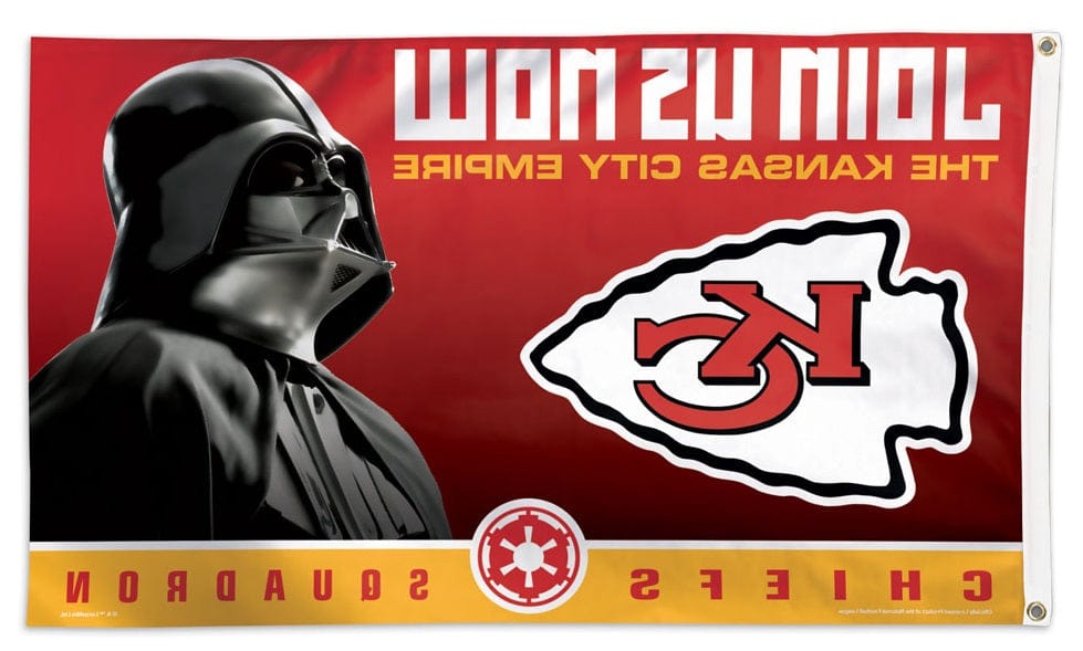 Kansas City Chiefs Empire Flag 3x5 Star Wars heartlandflags