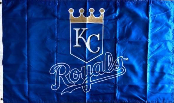 Kansas City Royals 3x5 Flag 2 sided heartlandflags