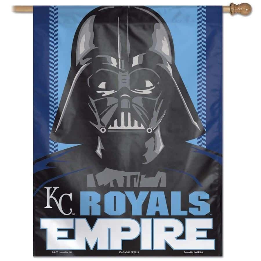 Kansas City Royals Empire Flag Star Wars Darth Vader heartlandflags