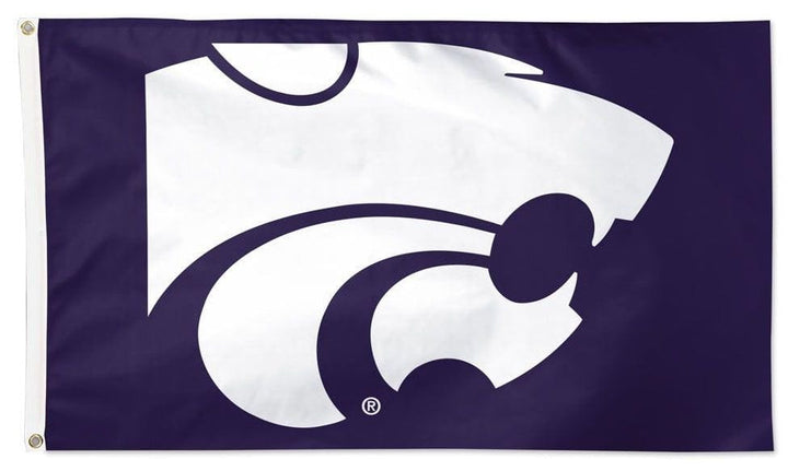 Kansas State University Flag 3x5 Purple heartlandflags