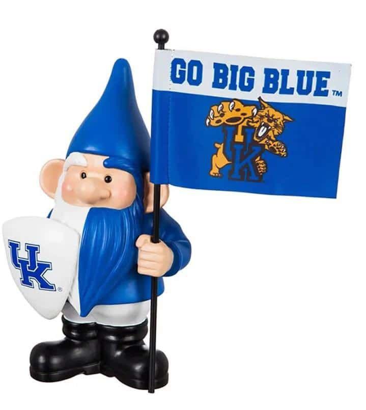 Kentucky Wildcats Gnome with Flag Go Big Blue heartlandflags