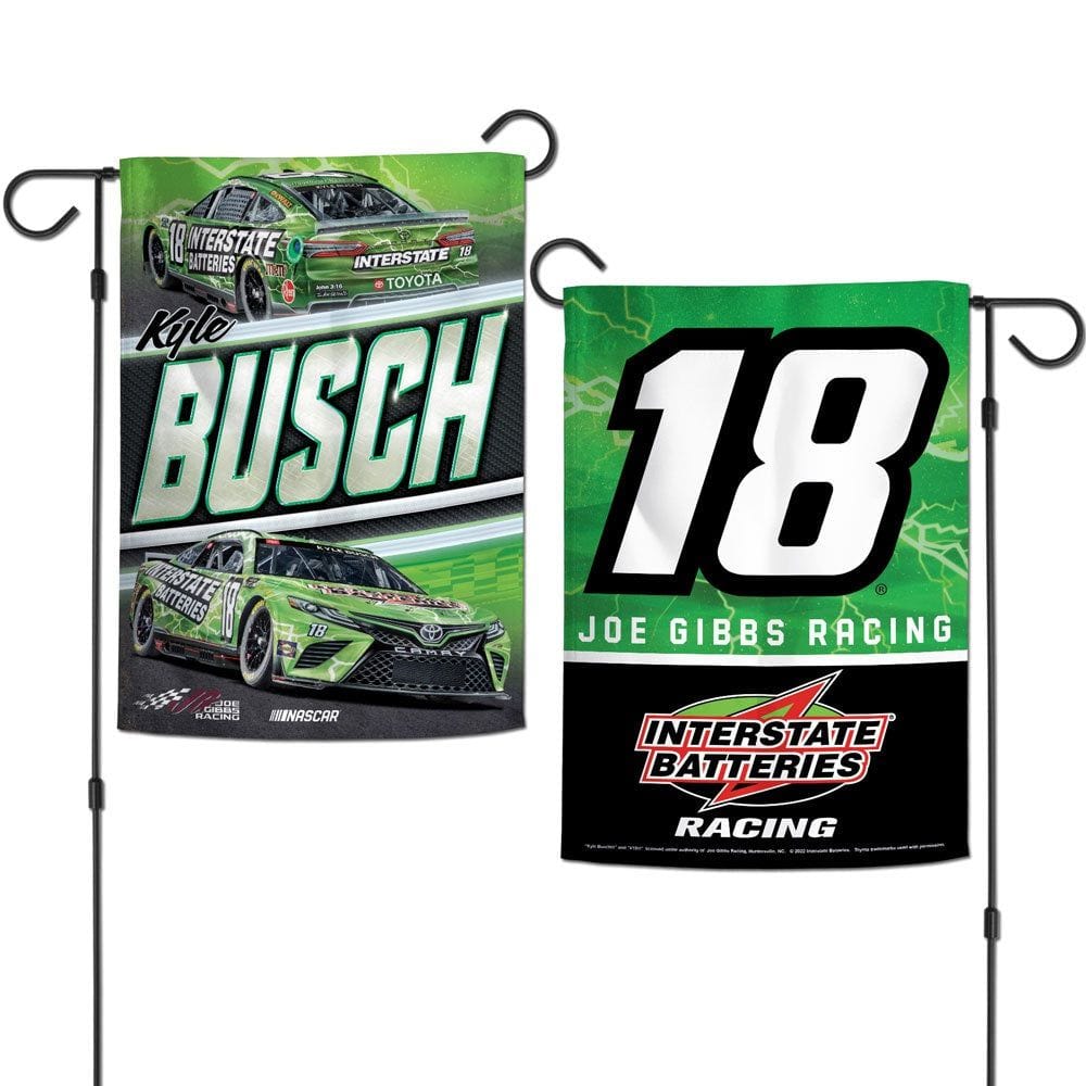 Kyle Busch Garden Flag 2 Sided 2022 heartlandflags