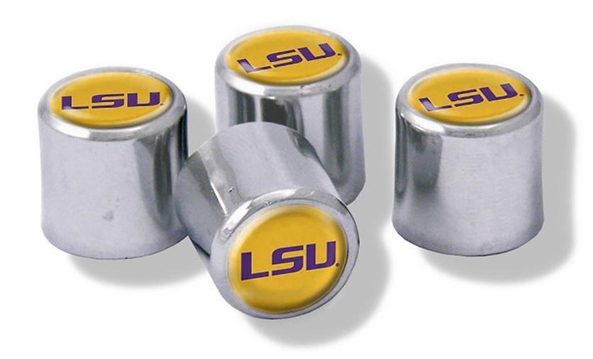 LSU Tigers Tire Valve Stem Caps 4-Pack heartlandflags