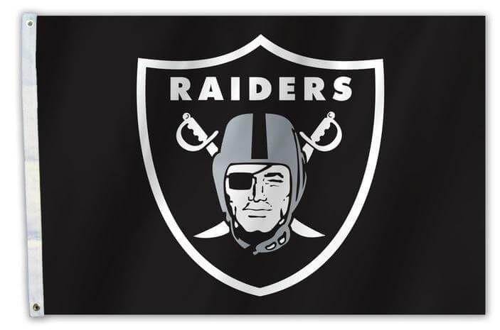 Las Vegas Raiders Black 3x5 Flag heartlandflags