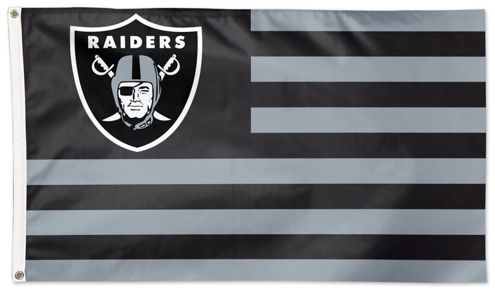 Las Vegas Raiders Flag 3x5 Americana Stars and Stripes heartlandflags