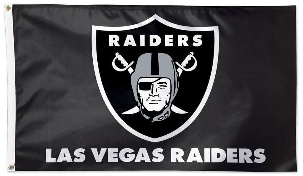 Las Vegas Raiders Flag 3x5 Black heartlandflags