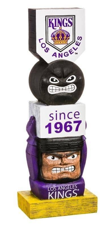 Los Angeles Kings Tiki Totem Vintage Throwback Logo heartlandflags