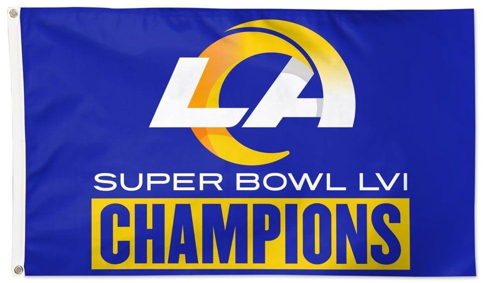 Los Angeles Rams Flag 3x5 Super Bowl LVI Champions heartlandflags