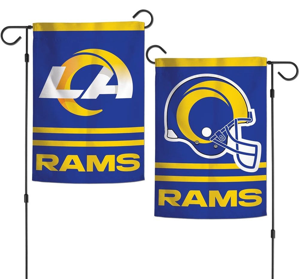 Los Angeles Rams Garden Flag 2 Sided Logo heartlandflags