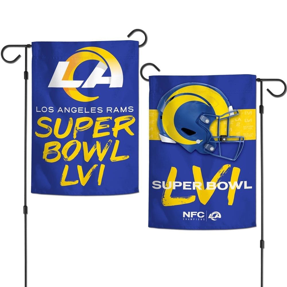 Los Angeles Rams Garden Flag 2021 NFC Champions Super Bowl LVI heartlandflags