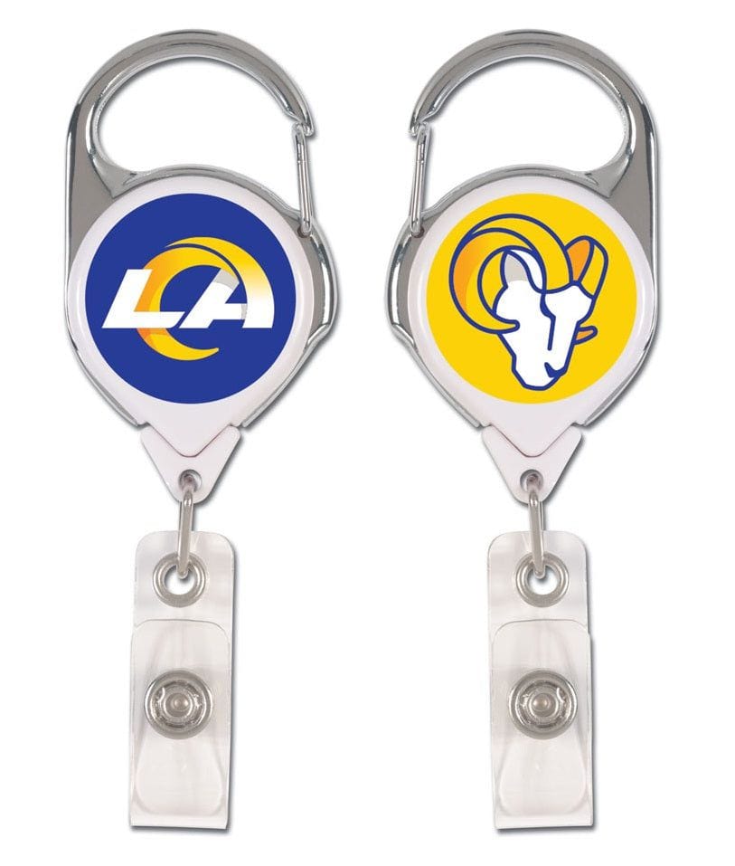 Los Angeles Rams Reel Premium 2 Sided Badge Holder heartlandflags