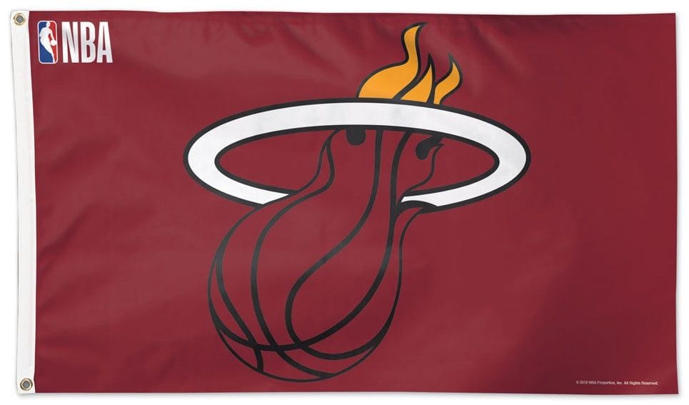 Miami Heat Flag 3x5 Logo heartlandflags