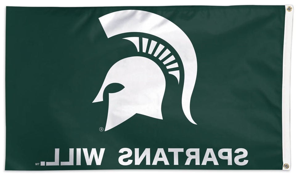 Michigan State Spartans Flag 3x5 Spartans Will heartlandflags