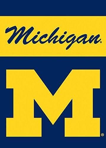 Michigan Wolverines Garden Flag 2 Sided 13x18 heartlandflags