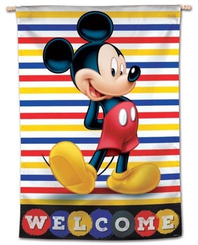 Mickey Mouse House Flag Disney Welcome Banner heartlandflags