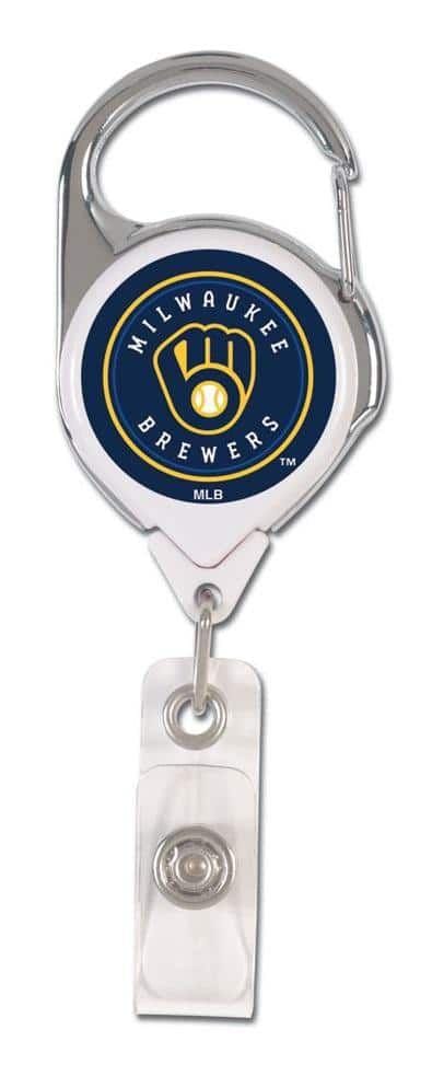 Milwaukee Brewers Reel 2 Sided Badge Holder Retro heartlandflags