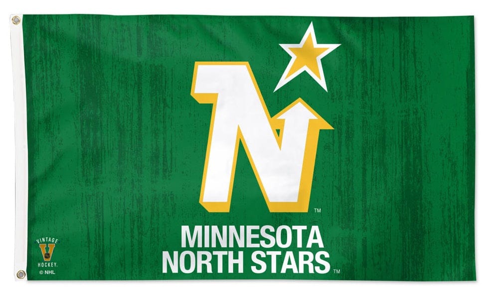 Minnesota North Stars Flag 3x5 Vintage Hockey heartlandflags