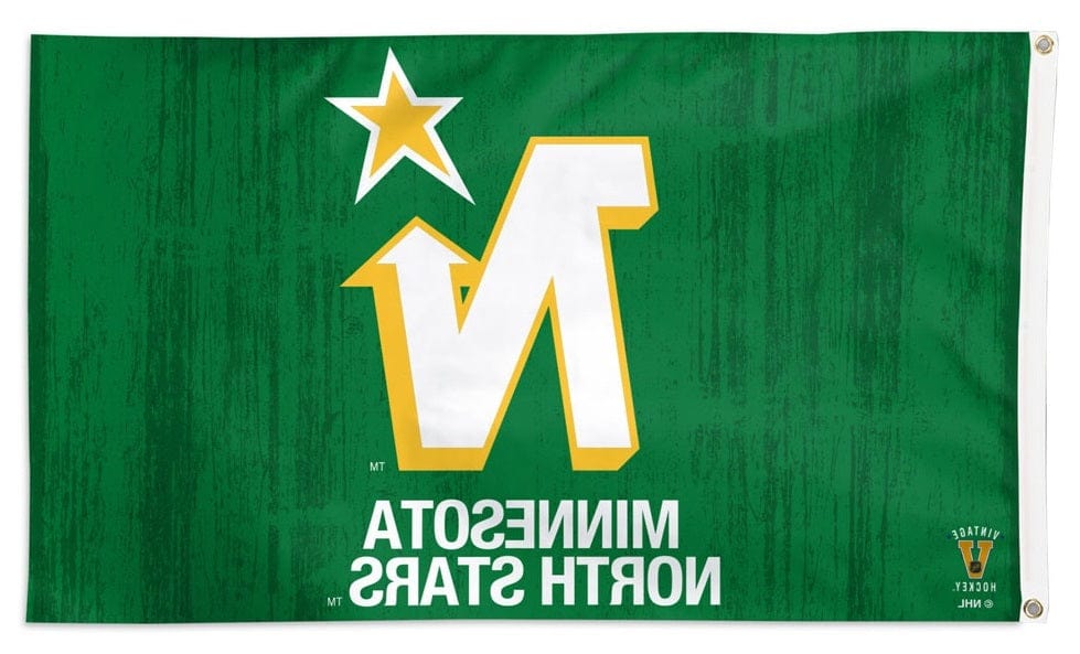 Minnesota North Stars Flag 3x5 Vintage Hockey heartlandflags