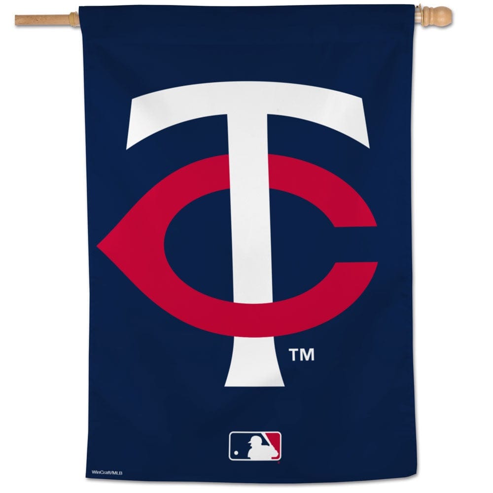 Minnesota Twins Banner Large Logo heartlandflags