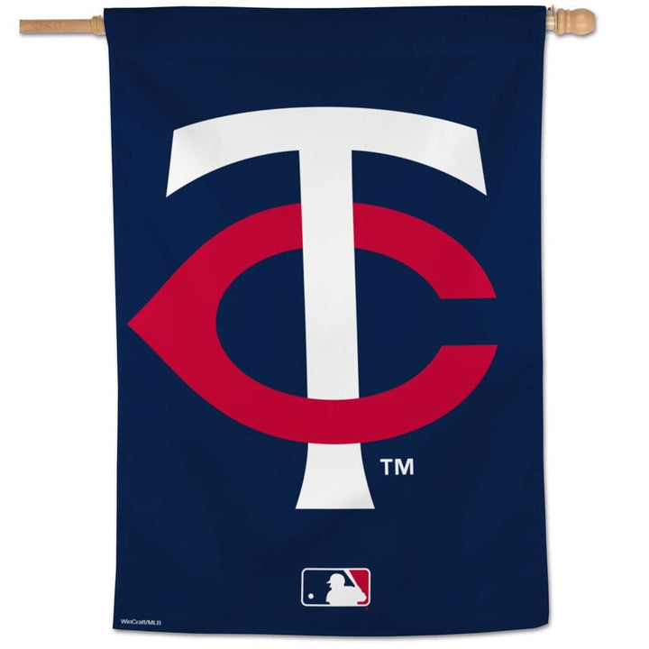 Minnesota Twins Banner Large Logo heartlandflags