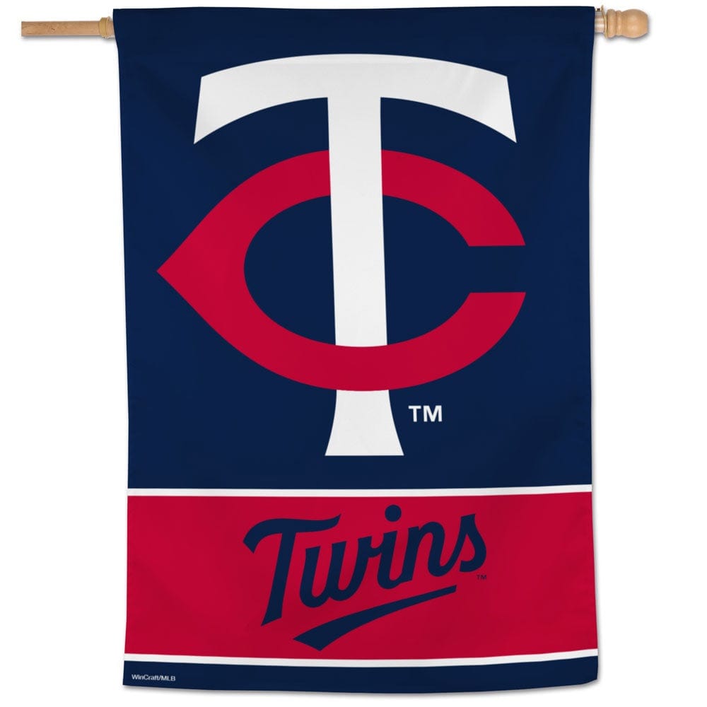 Minnesota Twins Banner New Logo Flag heartlandflags